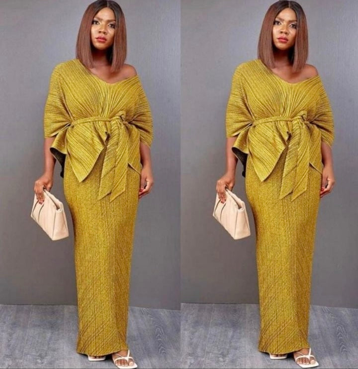 miyaki dress ladies Elegant Miyaki Gown Available For Delivery Colours: Green, Brown, Pink, Navy Blue Free Size Price: 39,000 To Place Order, Kindly Send A Dm WhatsApp 07082537319 . . . . . . . . . . . . . . . . . . . . . . . . .. . . . #