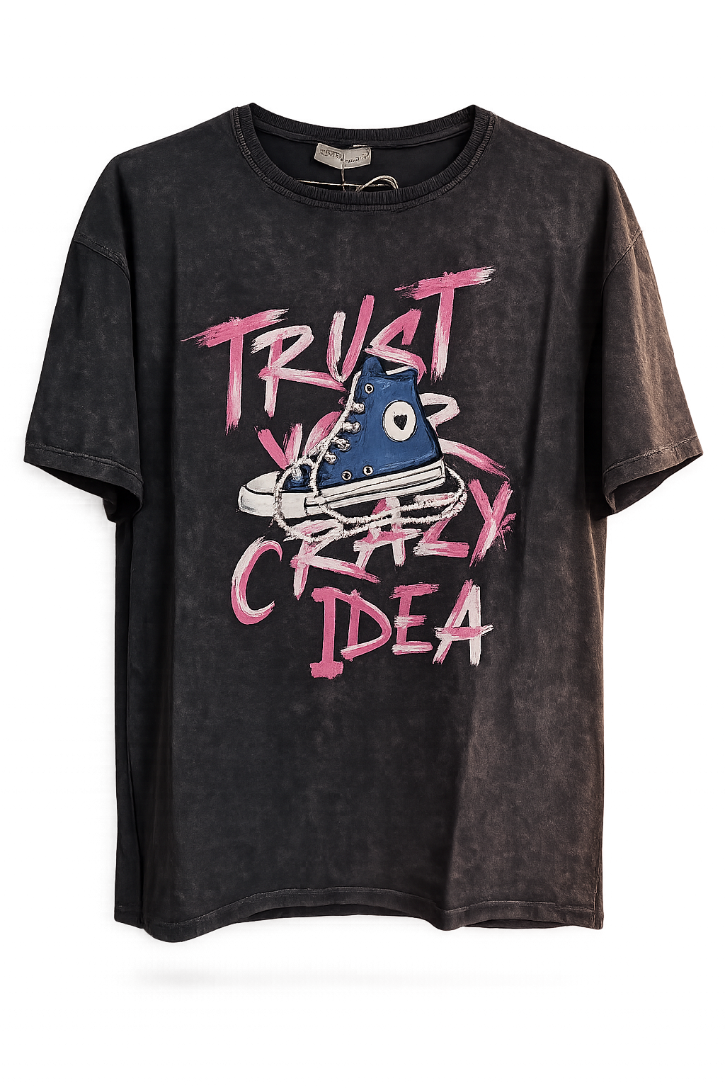 Women's "Trust Your Crazy Idea" Vintage Graphic T-Shirt