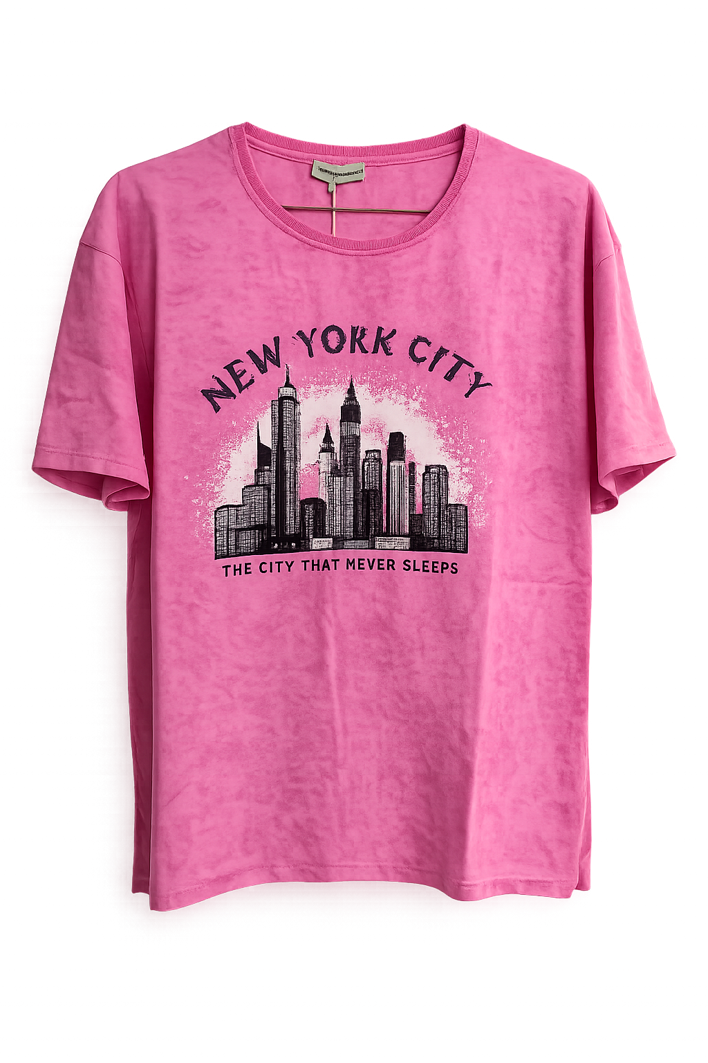 Women's Pink New York City Graphic T-Shirt