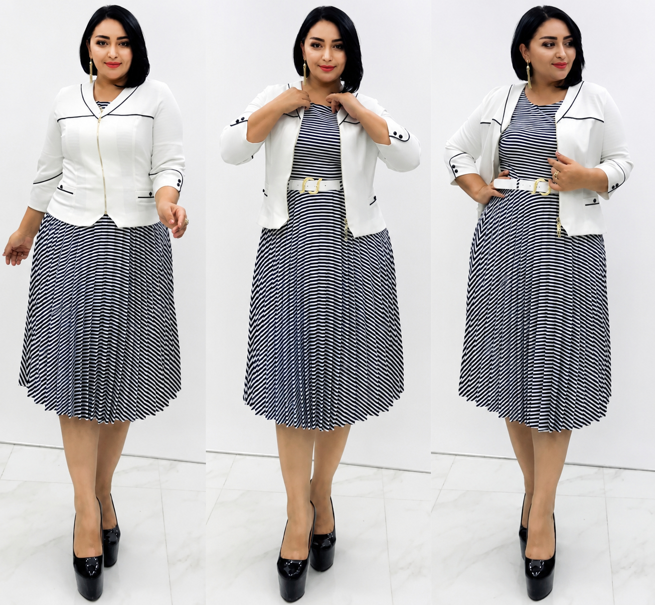 2 piece Dress with Blazer