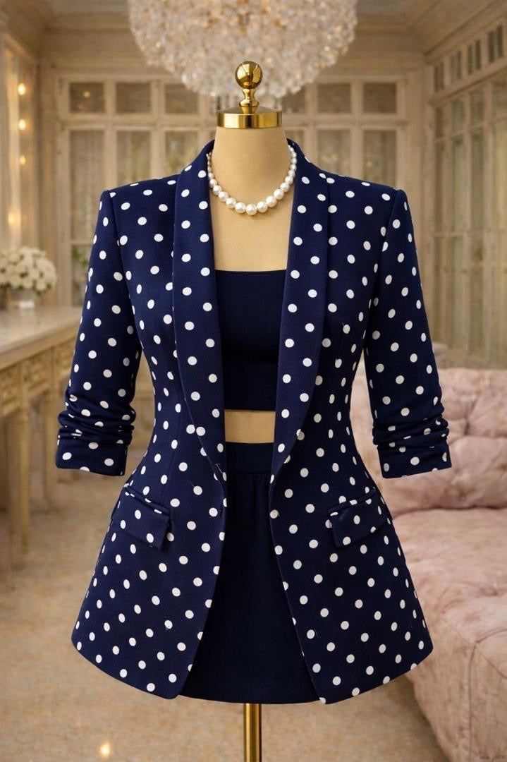 0001 Polka-dot-lady jacket