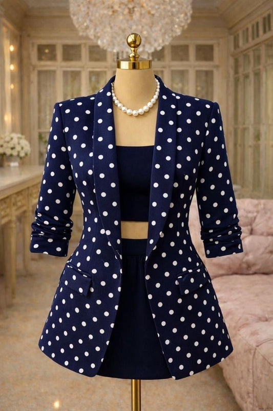 0001 Polka-dot-lady jacket