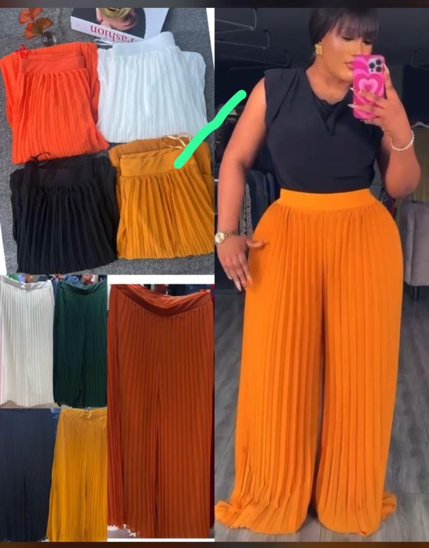 Chiffon Pleated Pant